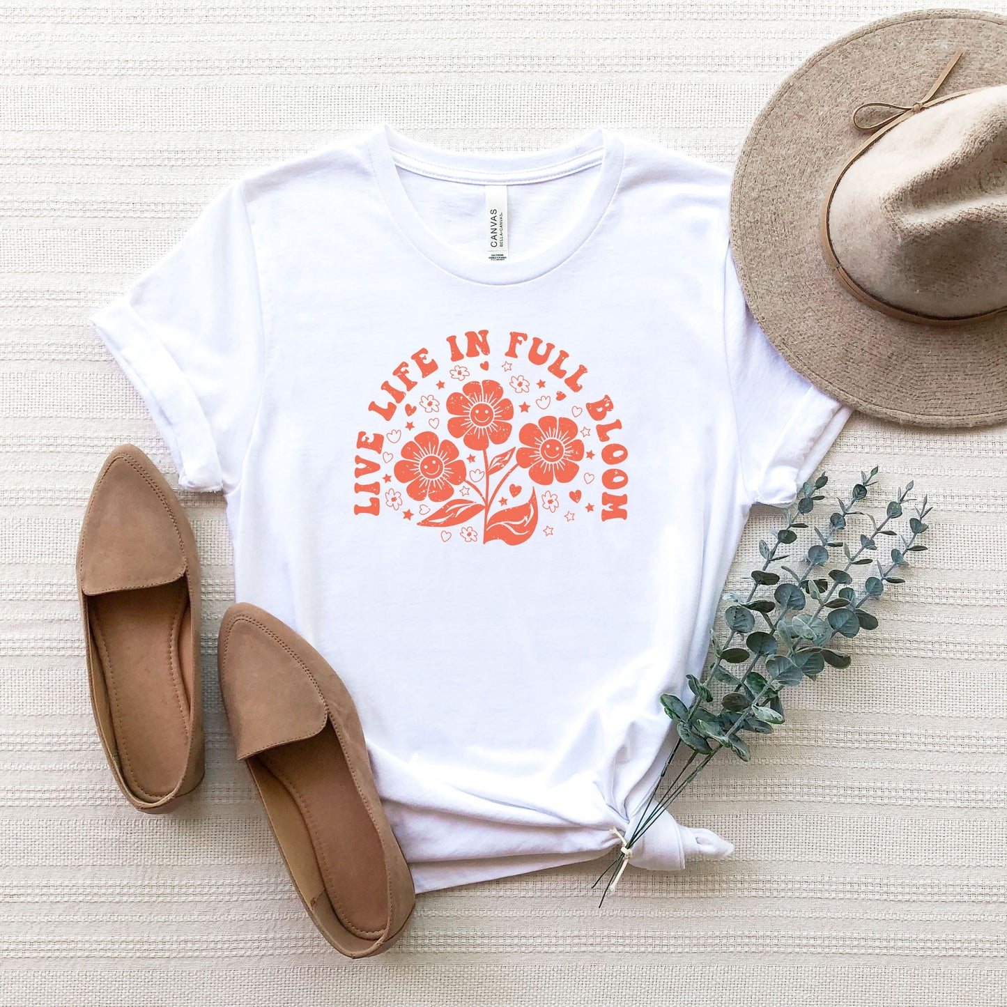 Live Life In Full Bloom | Short Sleeve Graphic Tee