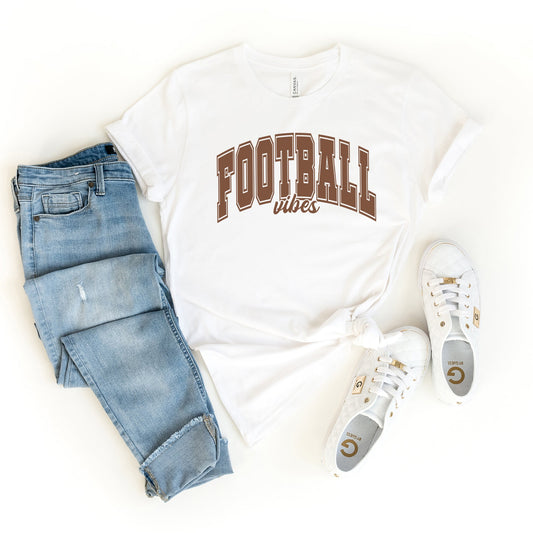 Varsity Football Vibes | Short Sleeve Crew Neck