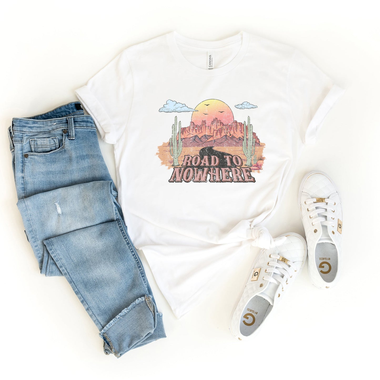 Vintage Road To Nowhere | Short Sleeve Graphic Tee