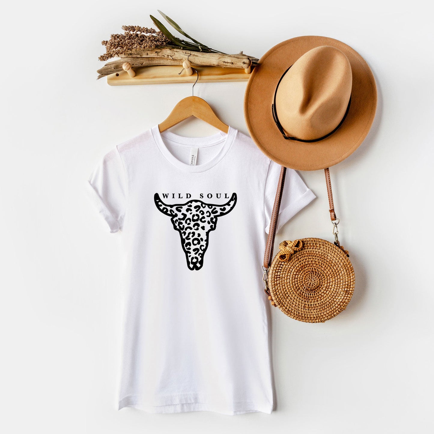 Leopard Wild Soul | Short Sleeve Graphic Tee