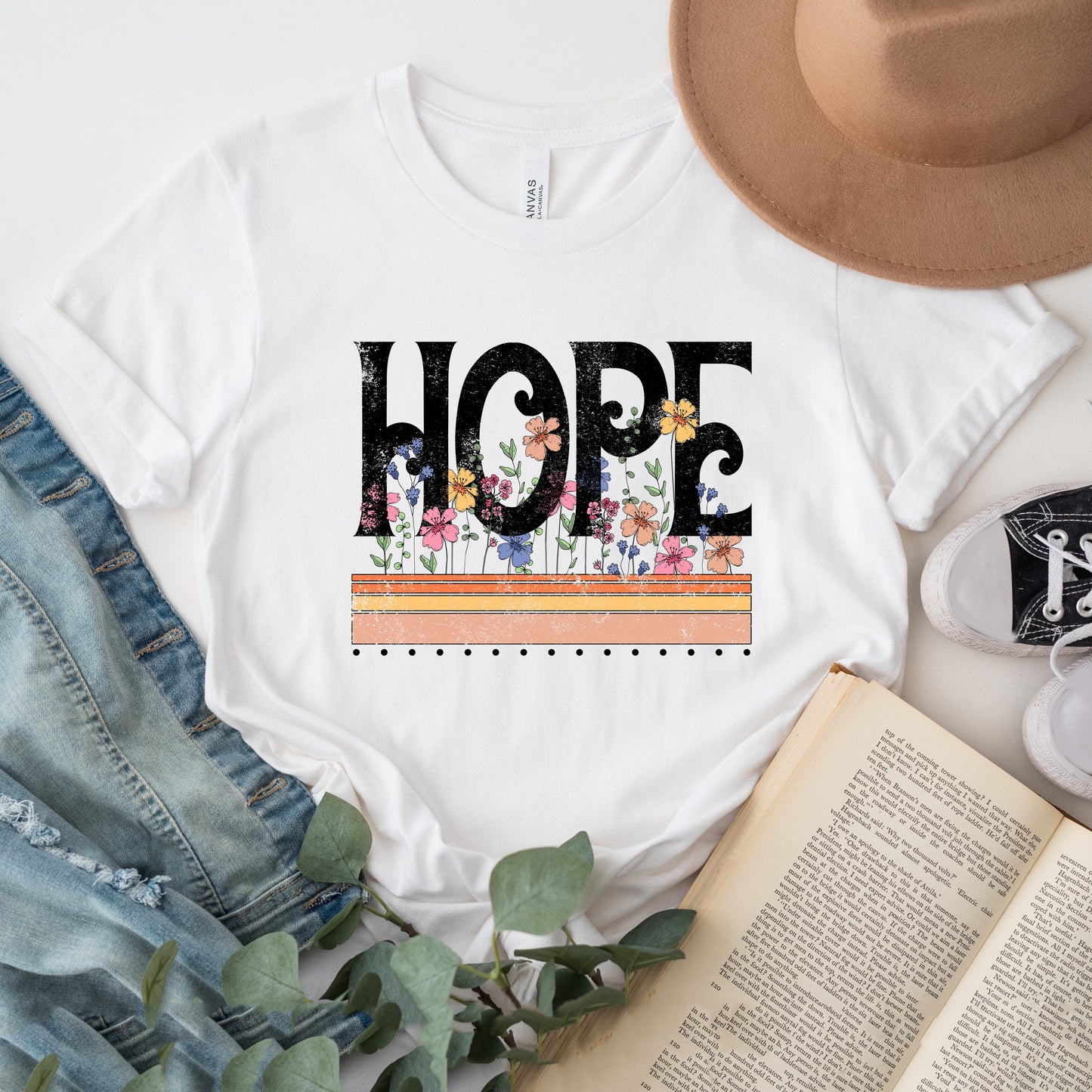 Hope Floral | Short Sleeve Graphic Tee