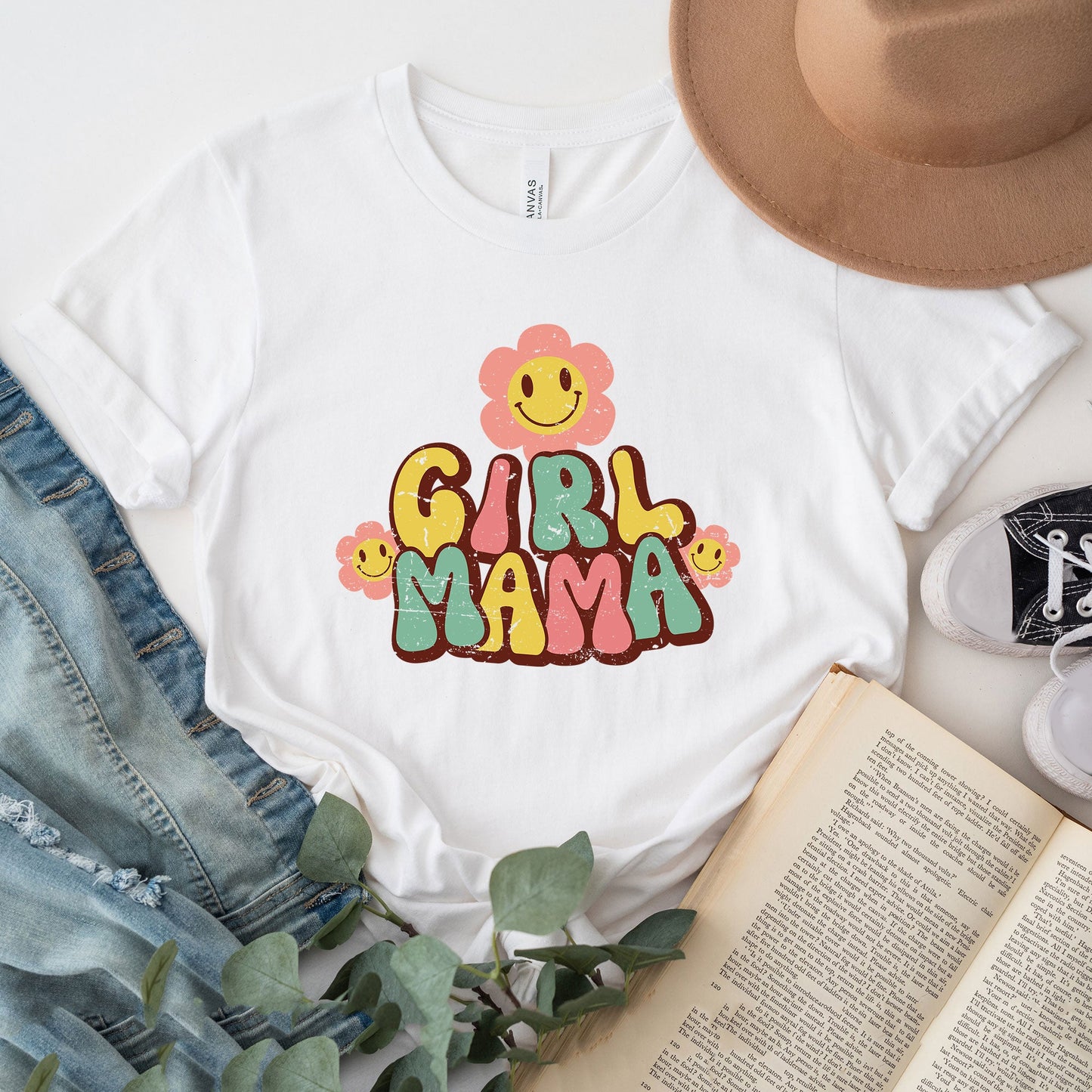 Girl Mama Flower | Short Sleeve Graphic Tee