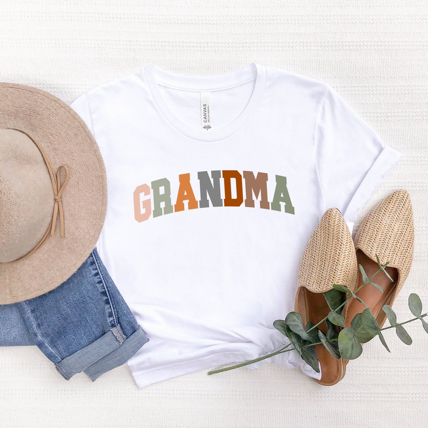 Grandma Colorful | Short Sleeve Crew Neck