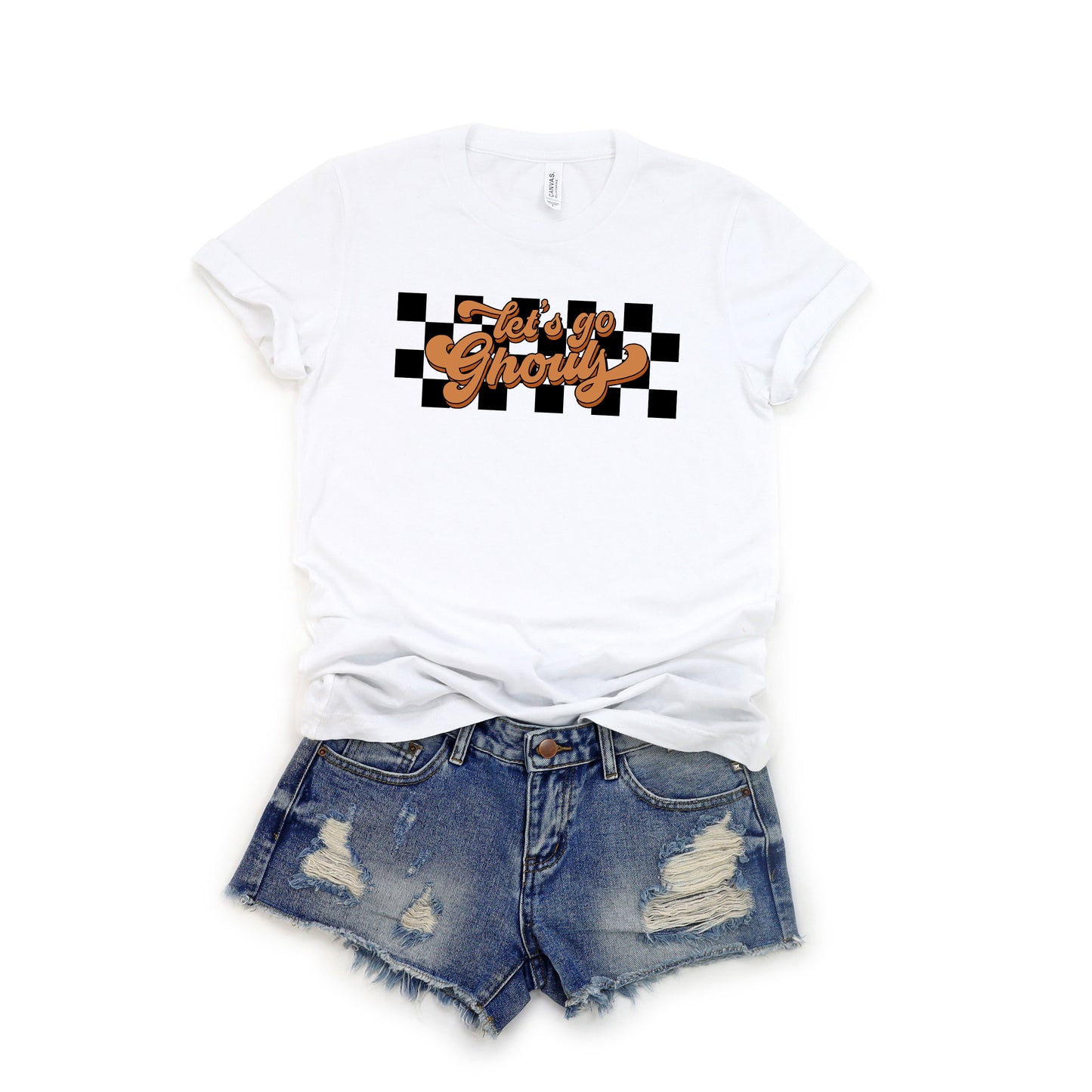 Let's Go Ghouls Checkered | Short Sleeve Graphic Tee