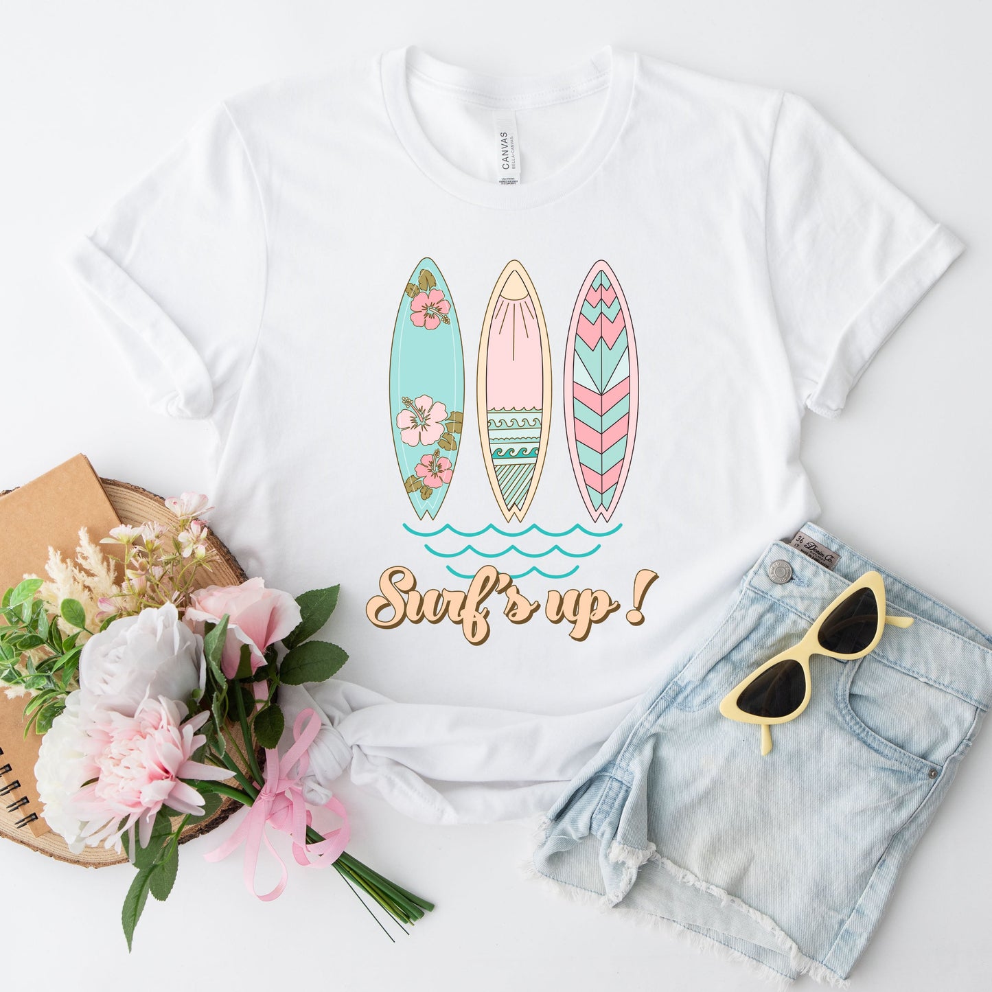 Surf's Up | Short Sleeve Crew Neck