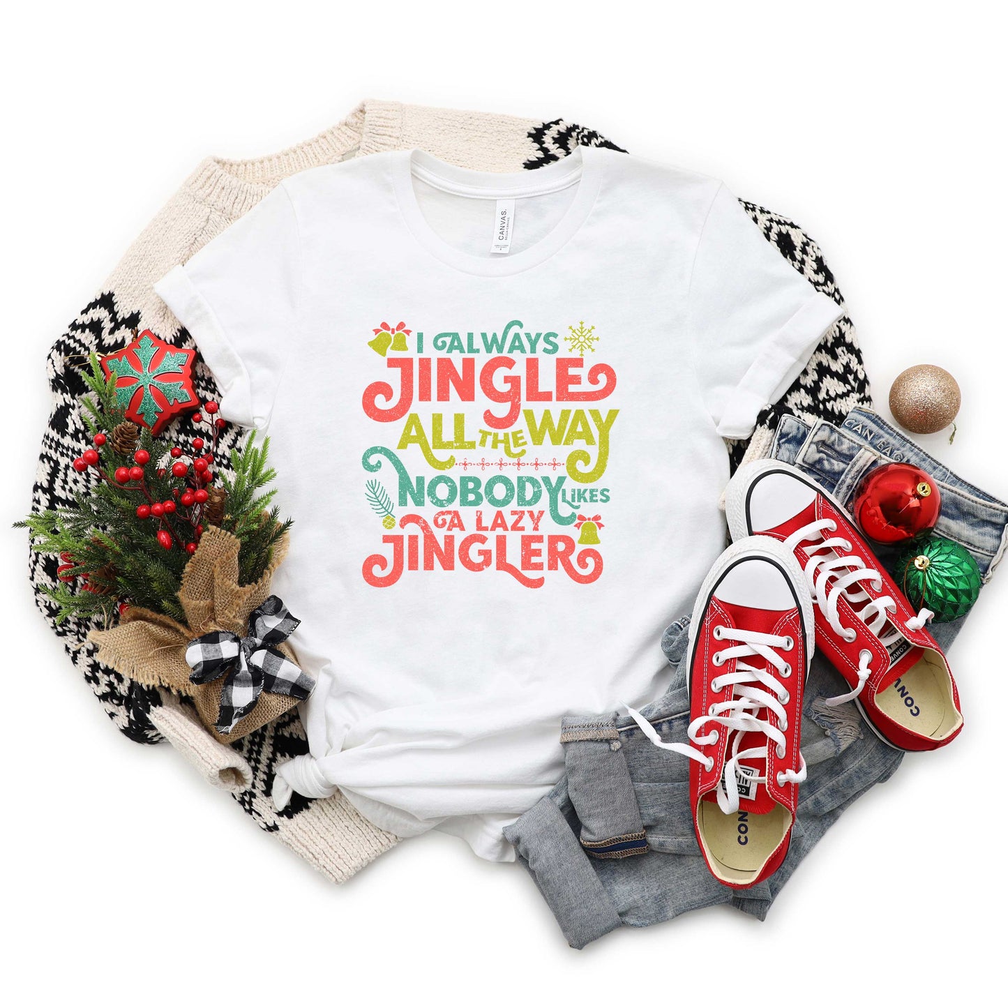 Nobody Likes A Lazy Jingler | Short Sleeve Graphic Tee