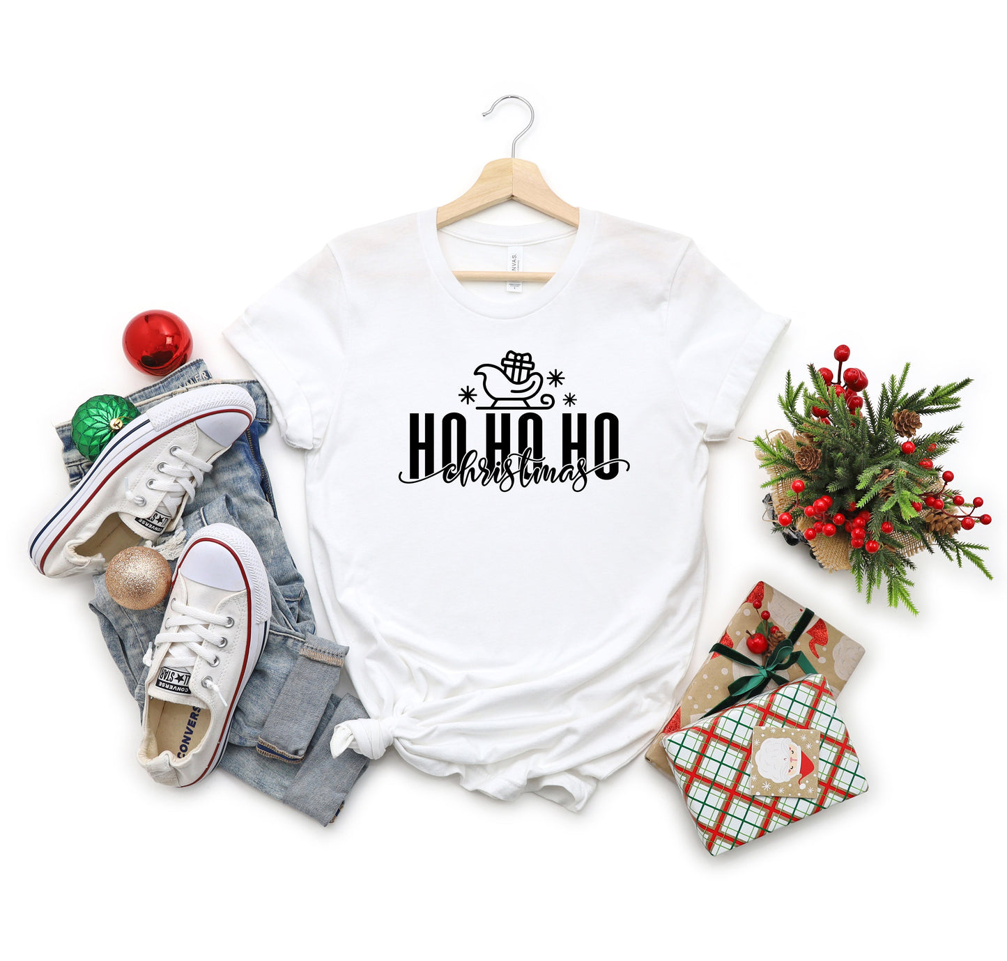 Sleigh Ho Ho Ho | Short Sleeve Graphic Tee