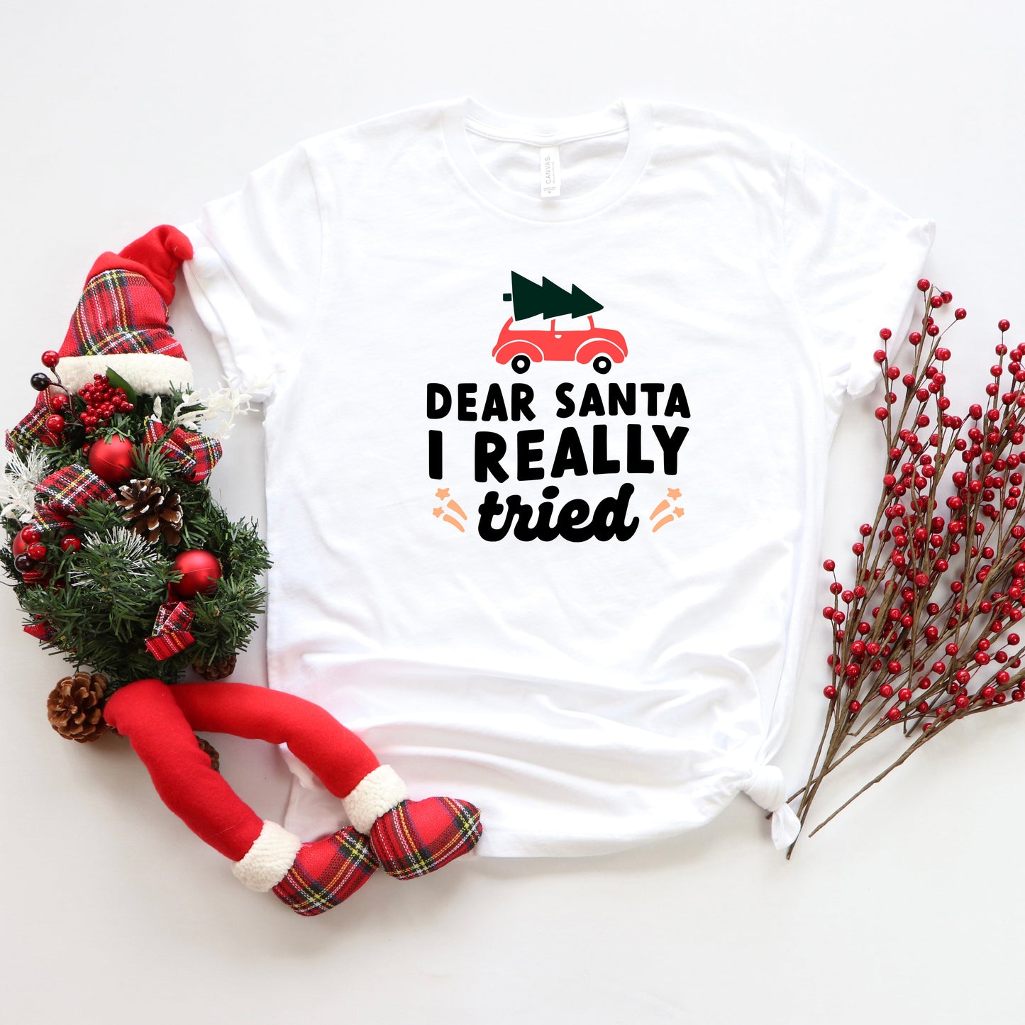 I Really Tried Car | Youth Short Sleeve Crew Neck