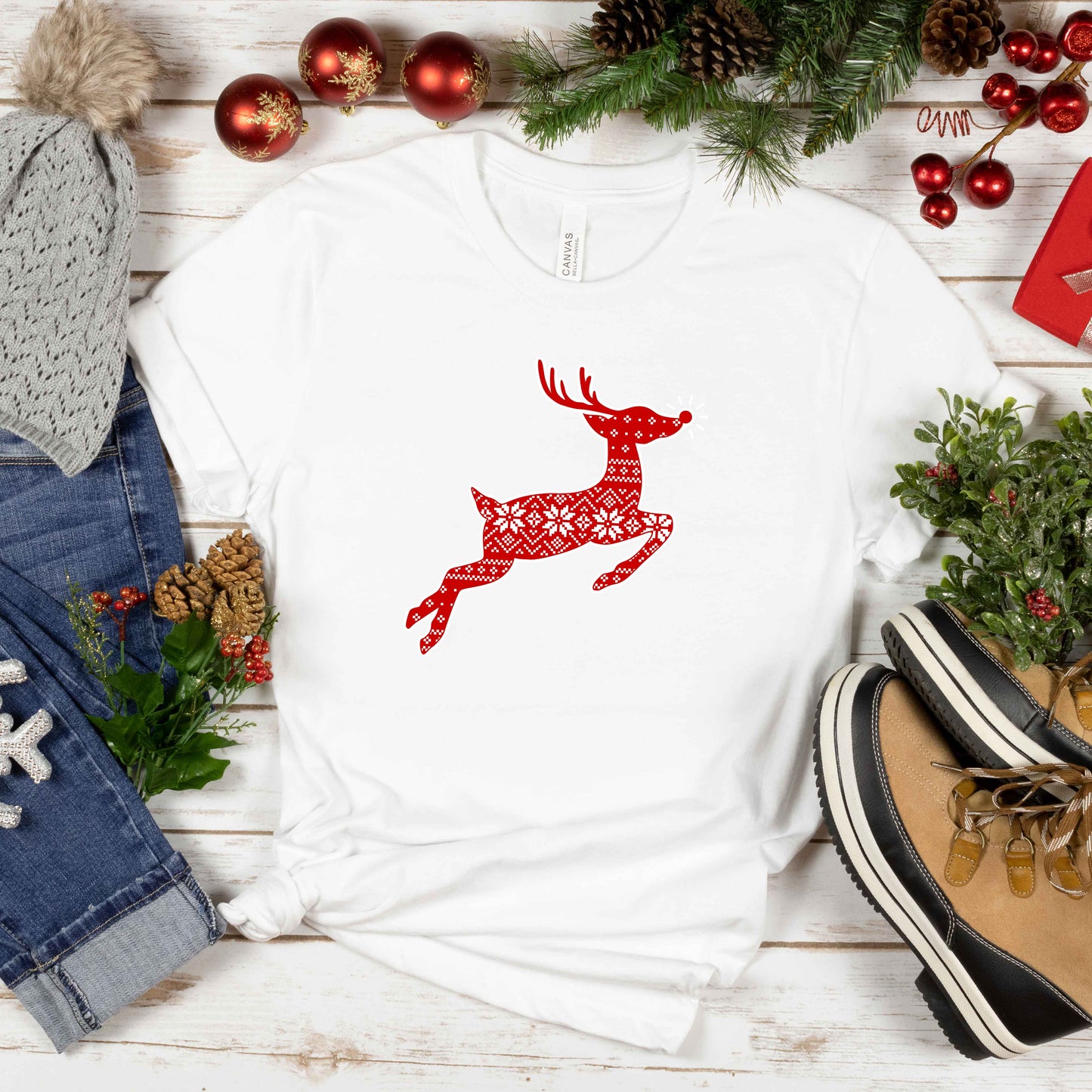 Rudolph Sweater | Short Sleeve Graphic Tee