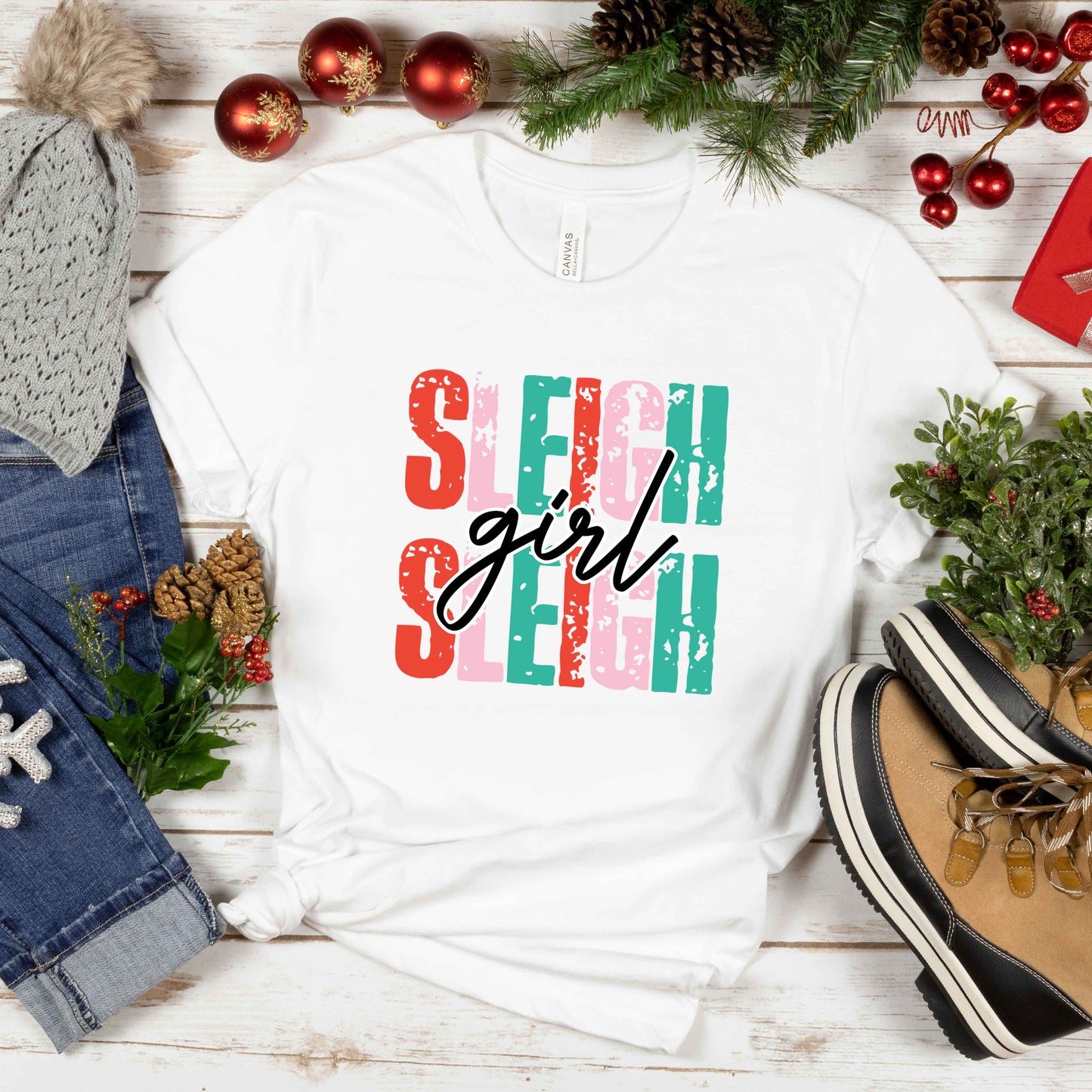 Sleigh Girl | Short Sleeve Graphic Tee