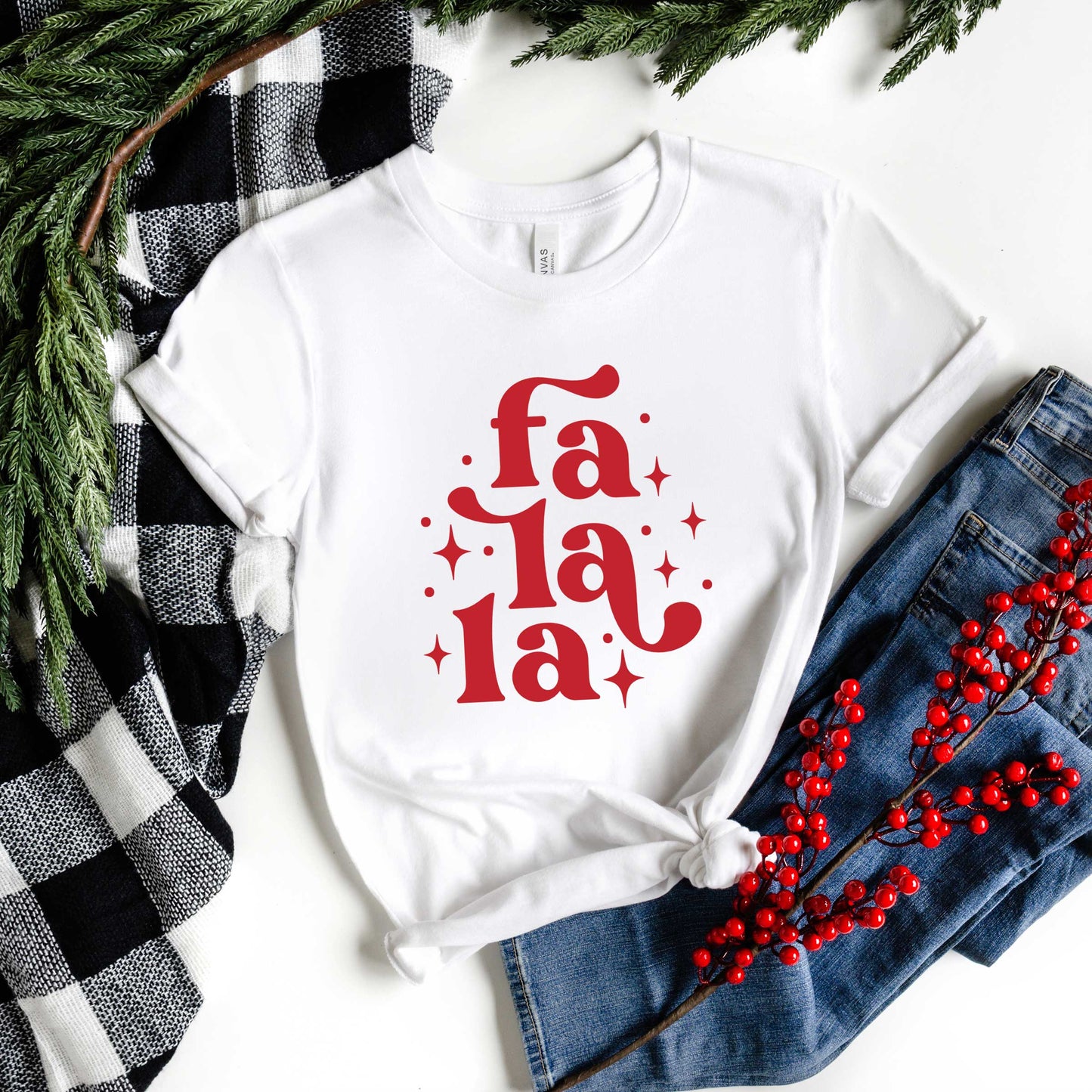 Whimsical Fa La La | Short Sleeve Graphic Tee