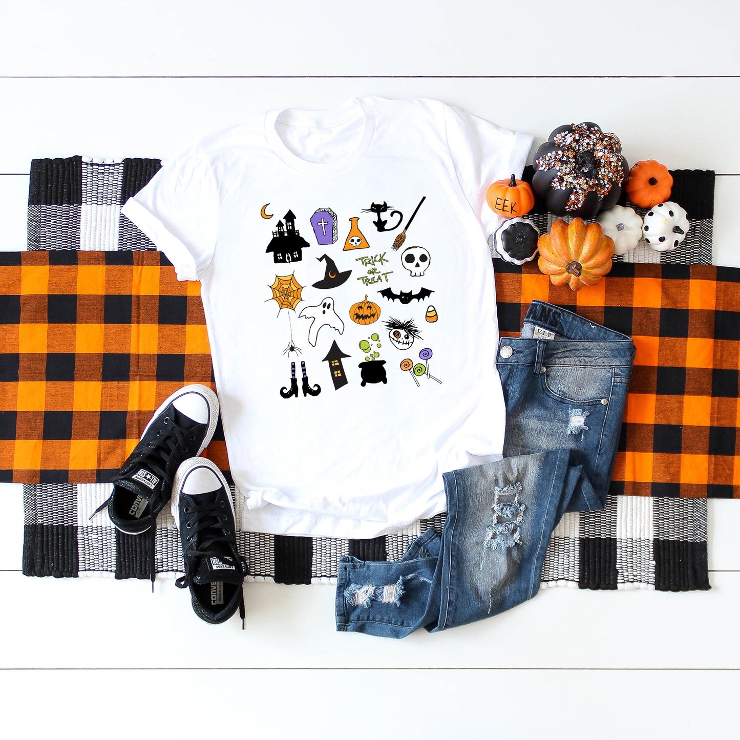 Halloween Collage | Short Sleeve Graphic Tee