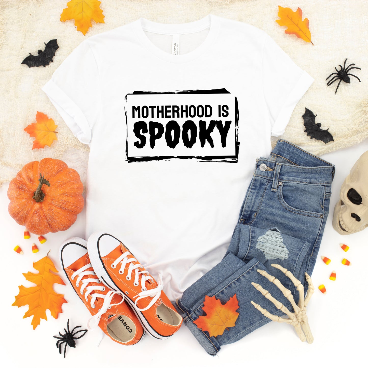 Motherhood Is Spooky | Short Sleeve Graphic Tee