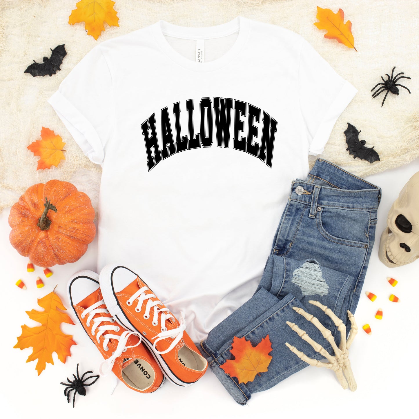 Varsity Halloween | Short Sleeve Crew Neck