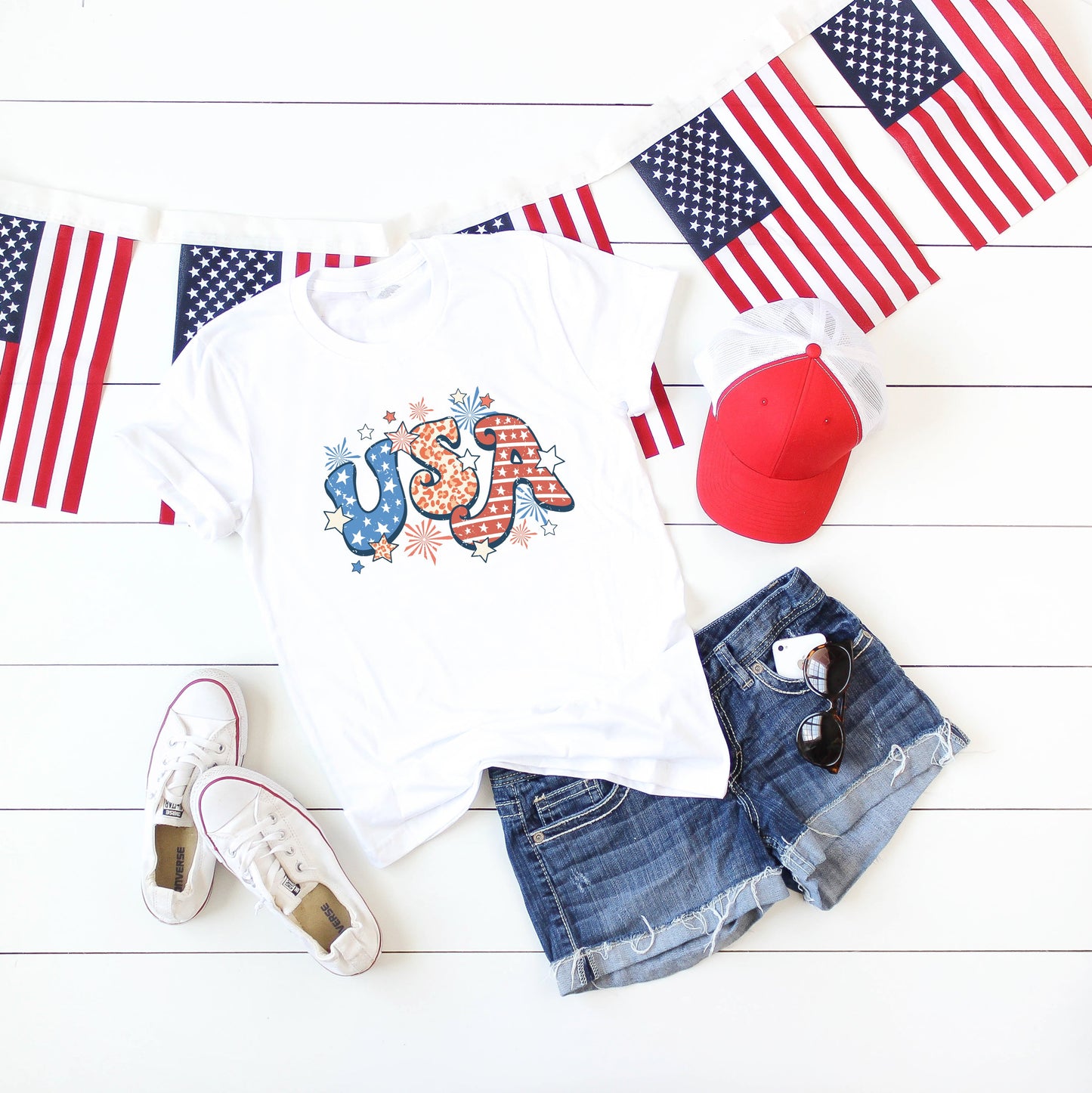 Retro USA | Short Sleeve Graphic Tee