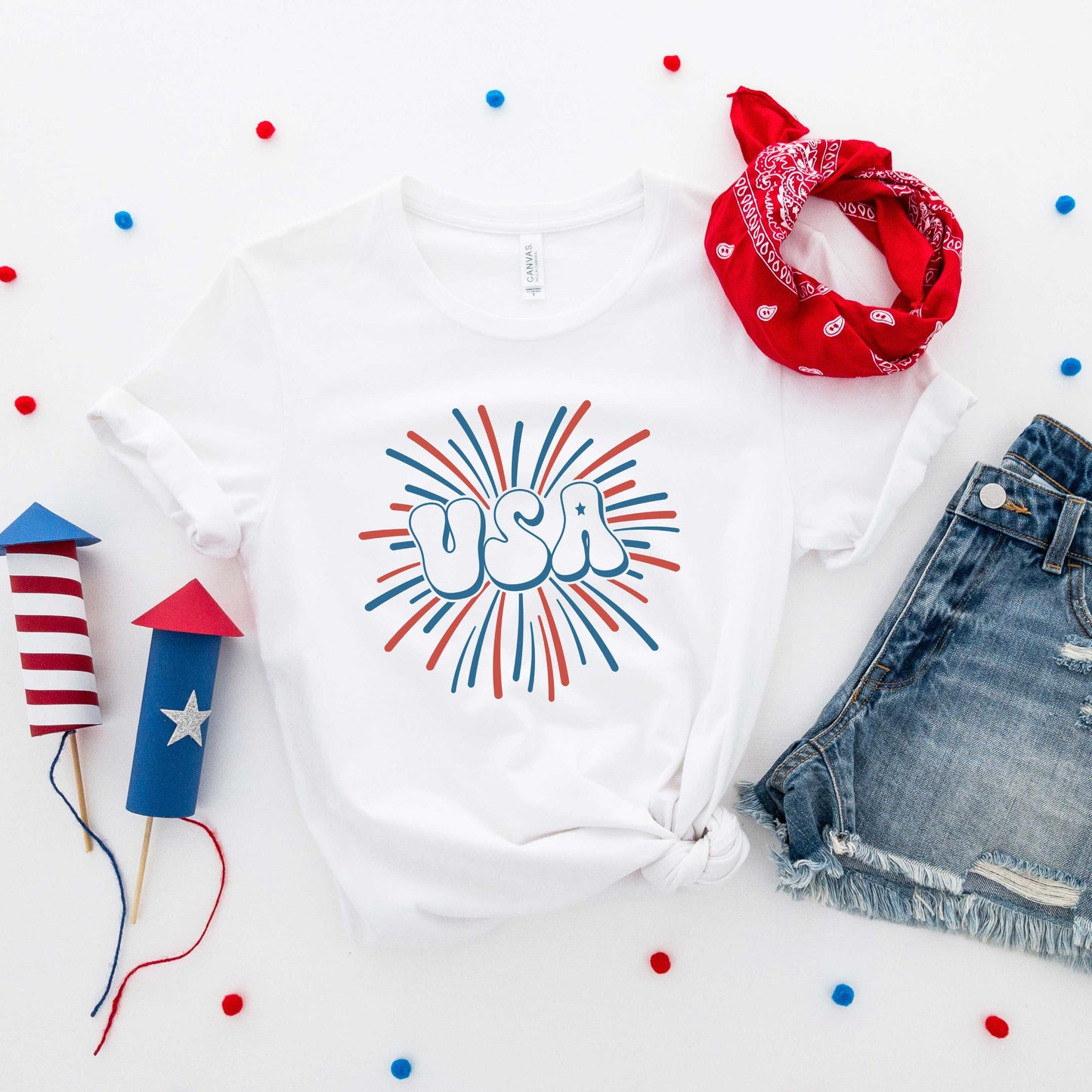 USA Firework | Short Sleeve Graphic Tee