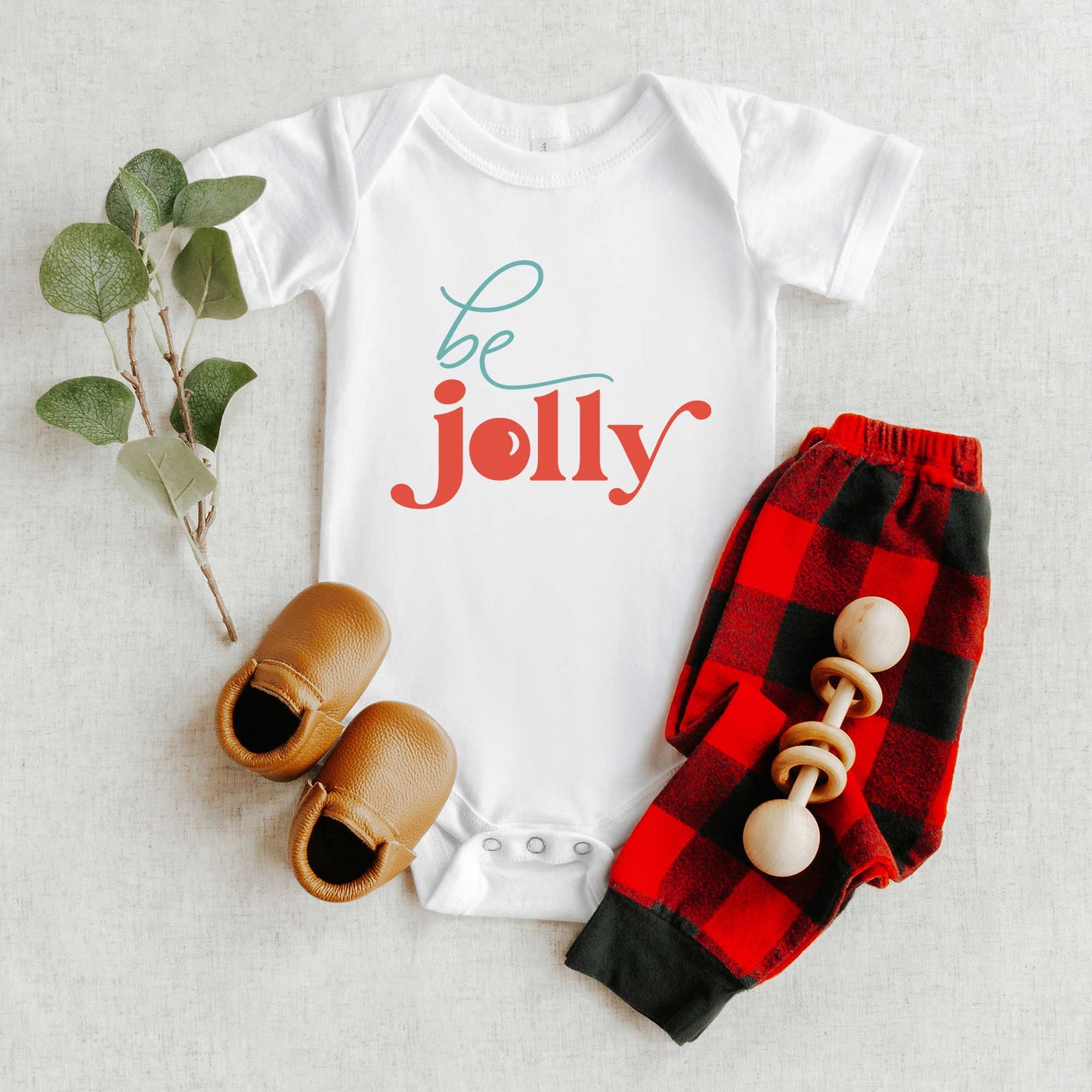 Be Jolly | Baby Graphic Short Sleeve Bodysuit