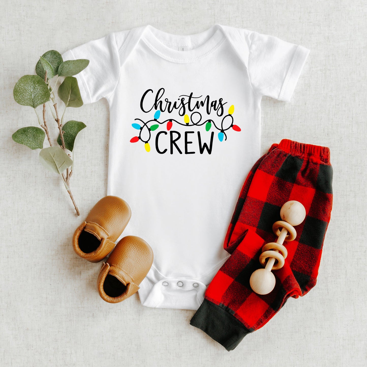 Christmas Crew | Baby Graphic Short Sleeve Bodysuit