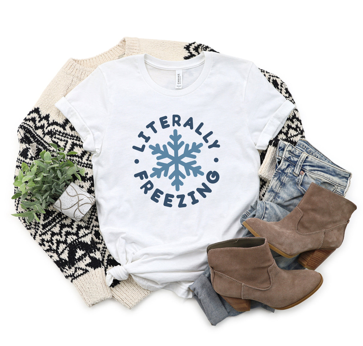 Literally Freezing | Short Sleeve Graphic Tee