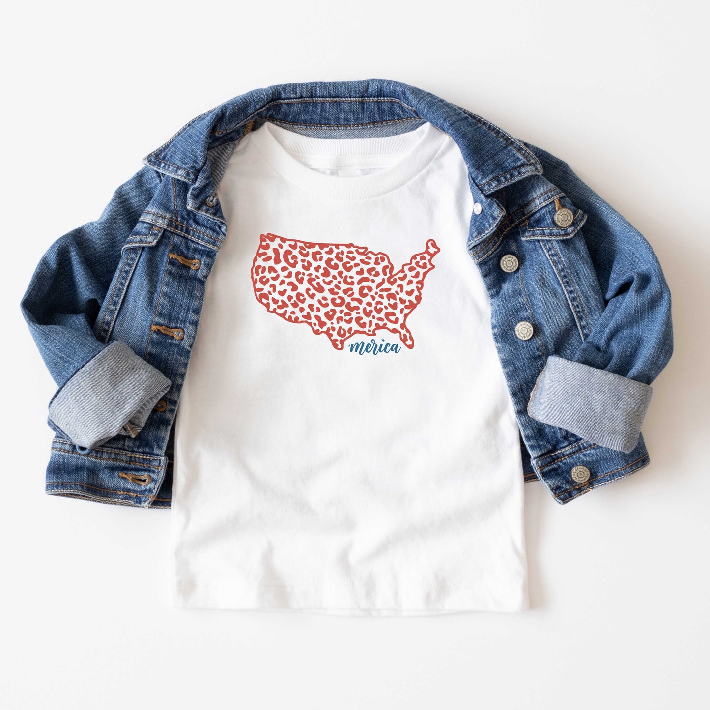 America Map | Youth Short Sleeve Crew Neck