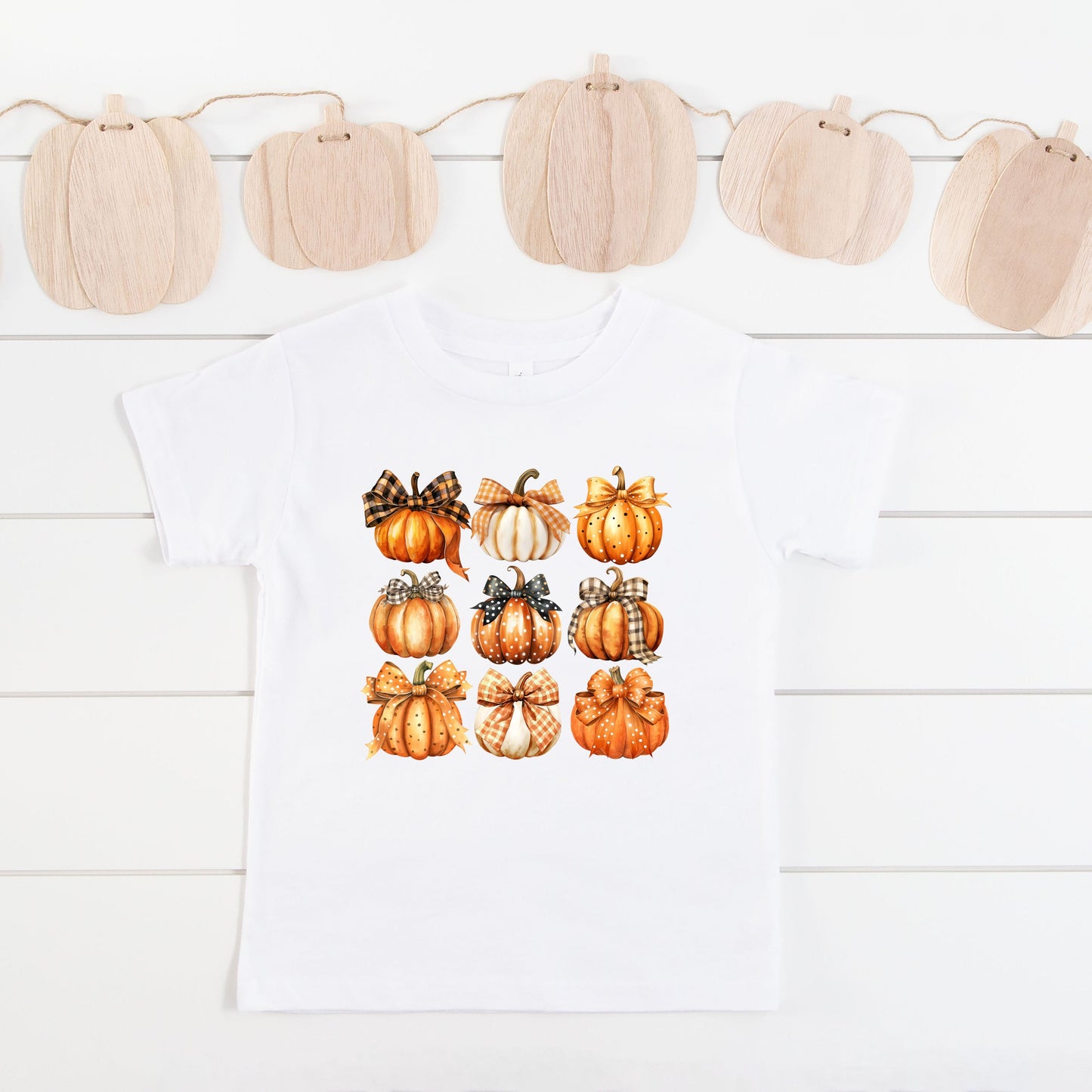 Coquette Fall Pumpkin Chart | Youth Graphic Short Sleeve Tee