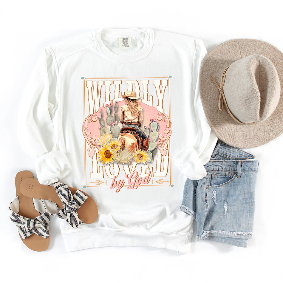Wildly Loved By God | Garment Dyed Sweatshirt