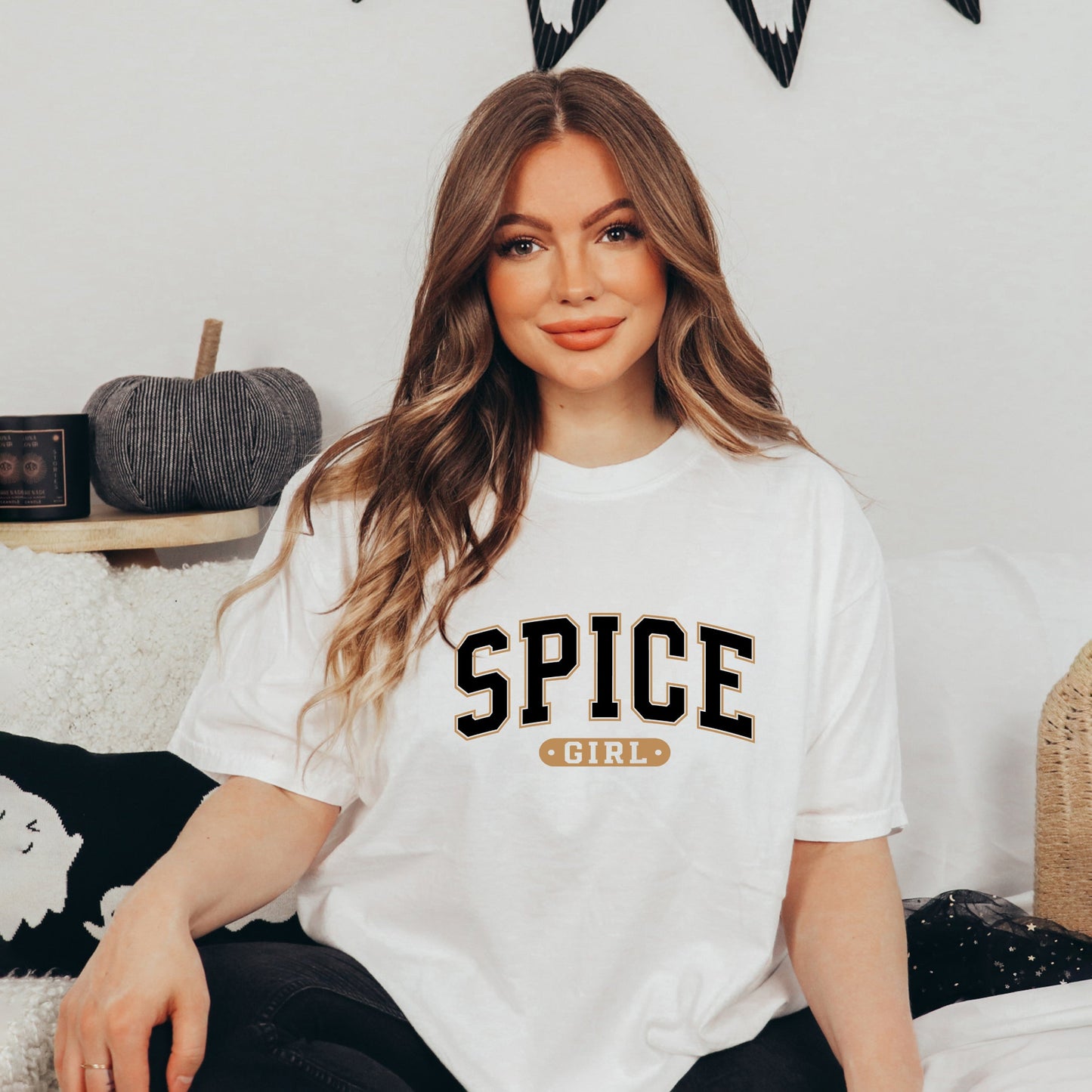 Spice Girl Varsity | Garment Dyed Tee