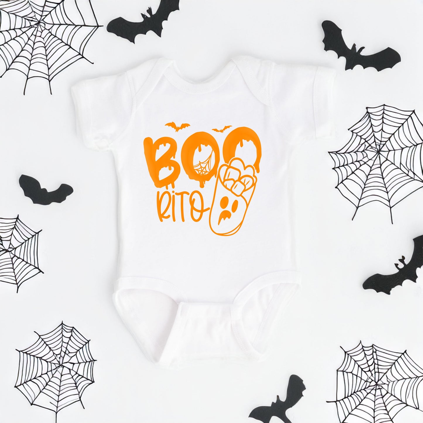 Boorito Puff Print | Baby Graphic Short Sleeve Bodysuit