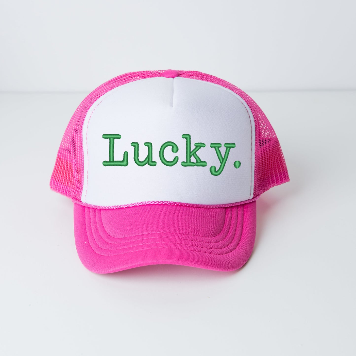 Embroidered Lucky Typewriter | Foam Trucker Hat
