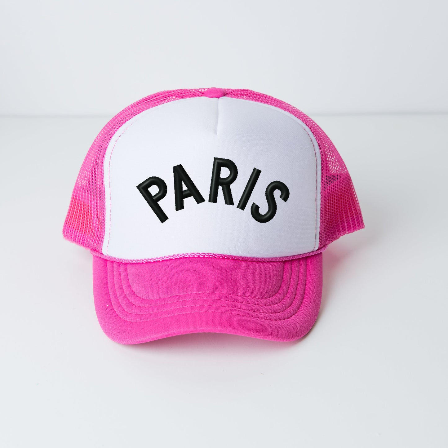 Embroidered Paris Arched | Foam Trucker Hat