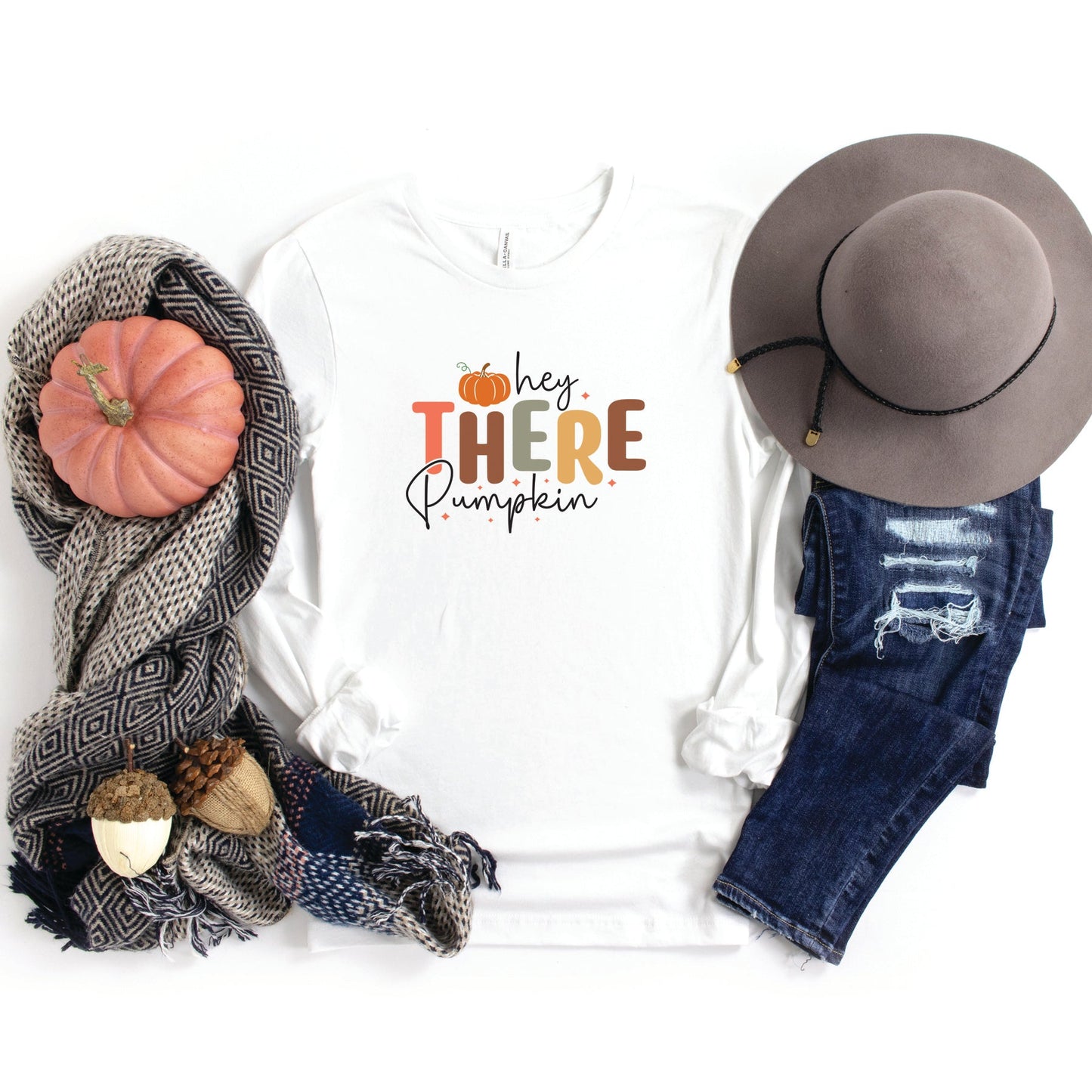 Hey There Pumpkin | Long Sleeve Crew Neck