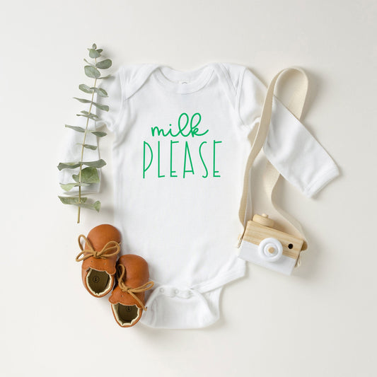 Milk Please | Baby Long Sleeve Bodysuit