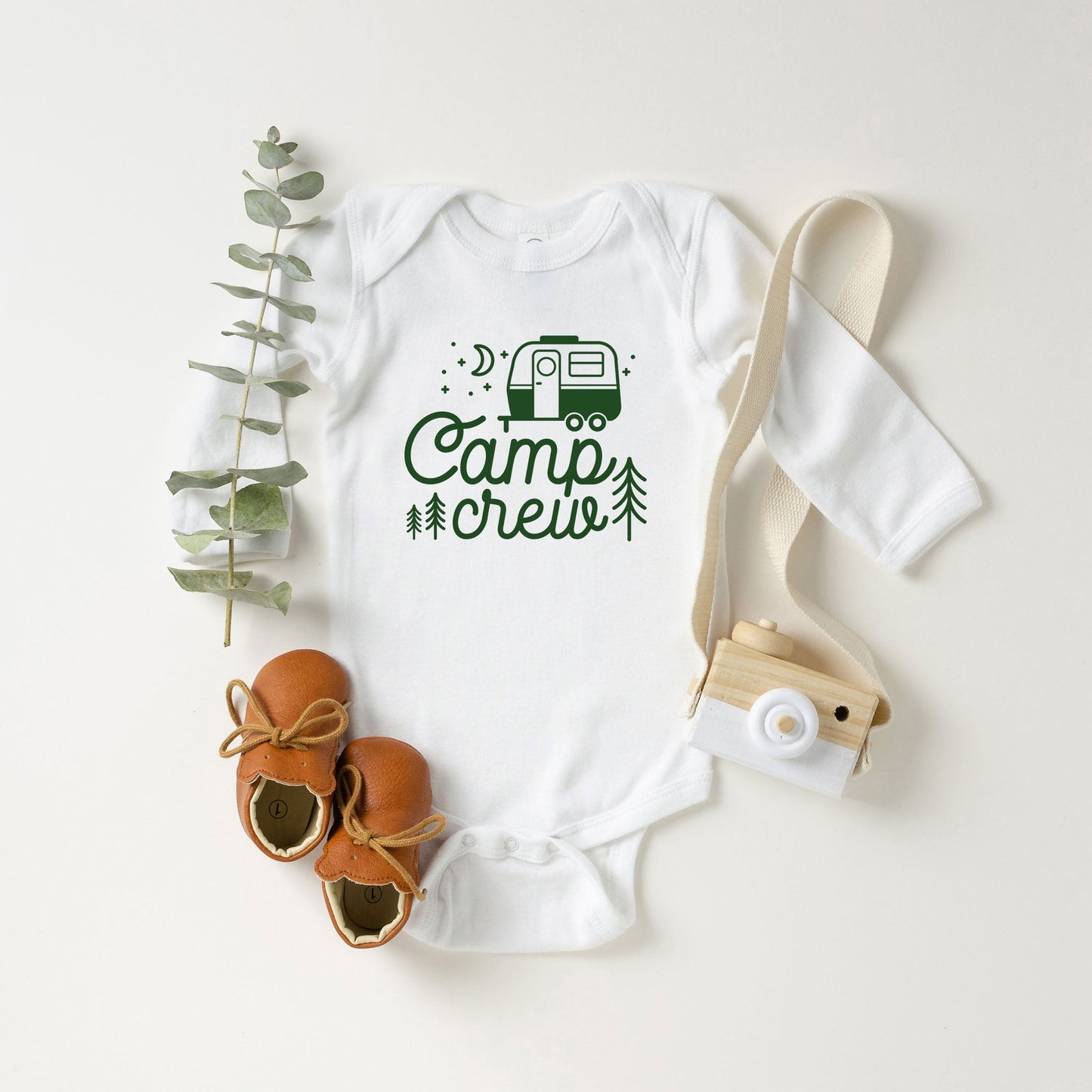 Camp Crew Camper | Baby Long Sleeve Bodysuit