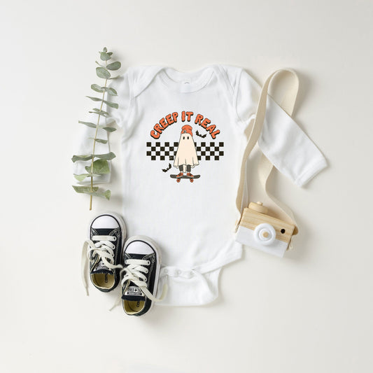 Creep It Real Skateboard | Baby Long Sleeve Bodysuit