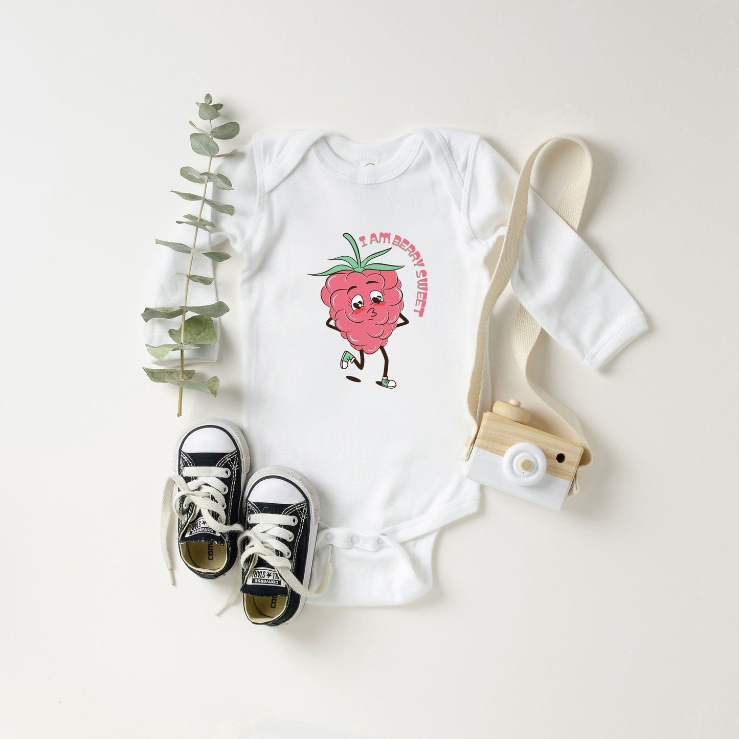 I Am Berry Sweet | Baby Long Sleeve Bodysuit