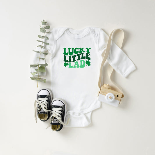 Lucky Little Lad | Baby Long Sleeve Bodysuit