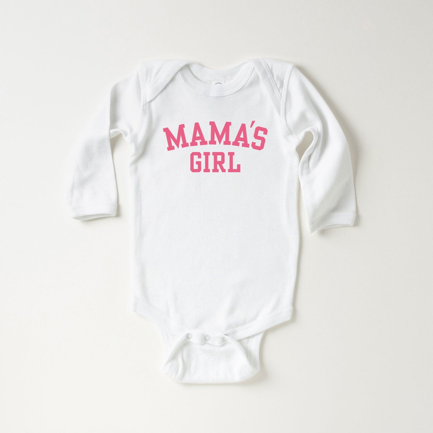 Mama's Girl Varsity | Baby Long Sleeve Bodysuit