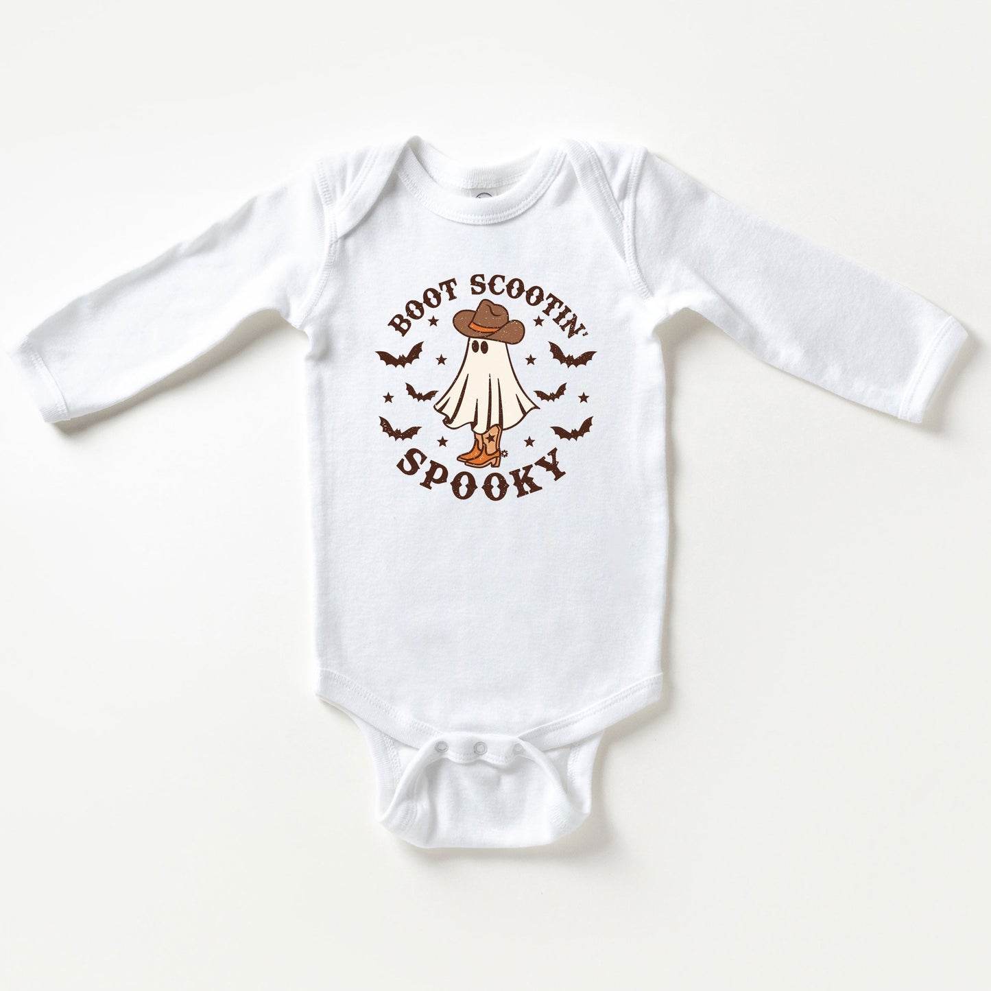 Boot Scootin' Spooky | Baby Graphic Long Sleeve Bodysuit