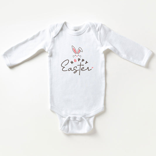 Hoppy Easter Bunny Egg | Baby Long Sleeve Bodysuit
