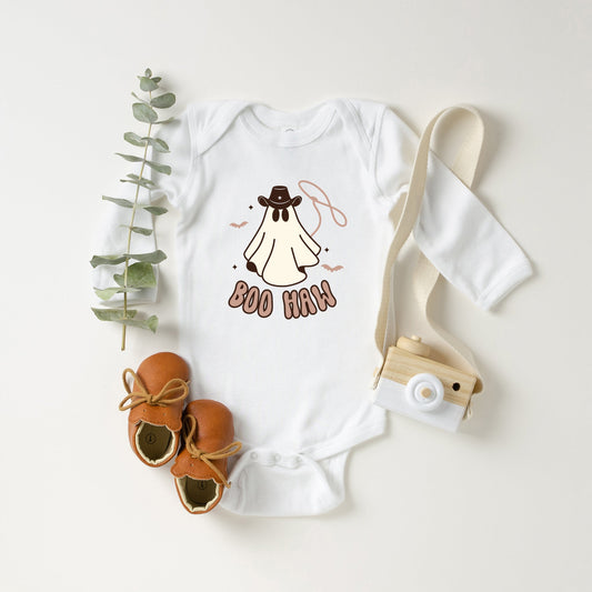 Boo Haw | Baby Graphic Long Sleeve Bodysuit