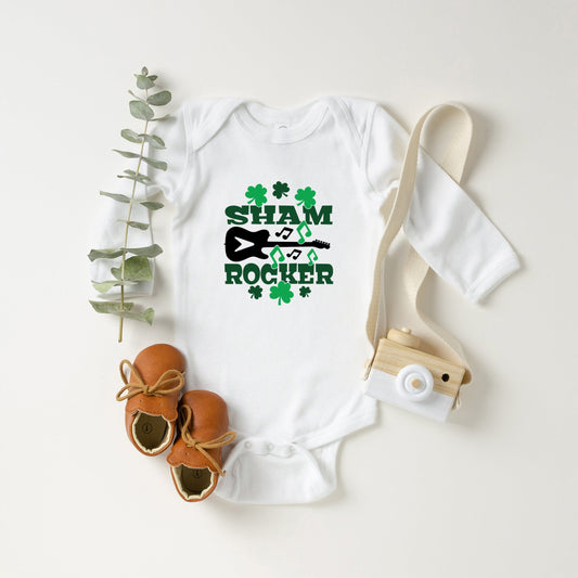Shamrock Rocker | Baby Long Sleeve Bodysuit