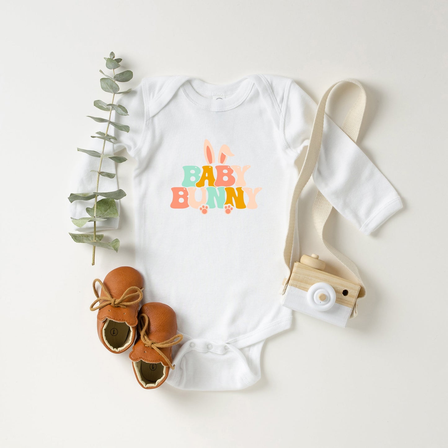 Baby Bunny Ears | Baby Long Sleeve Bodysuit