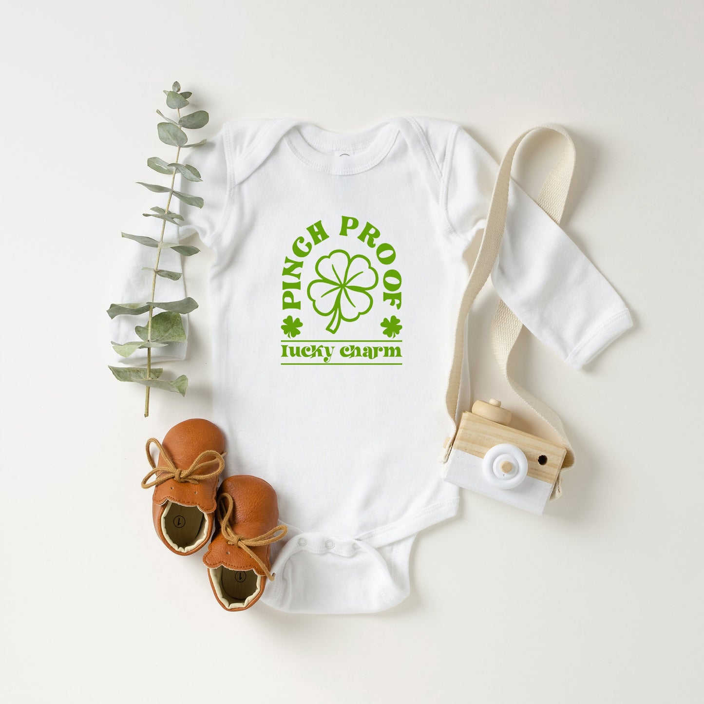 Pinch Proof Lucky Charm | Baby Long Sleeve Bodysuit