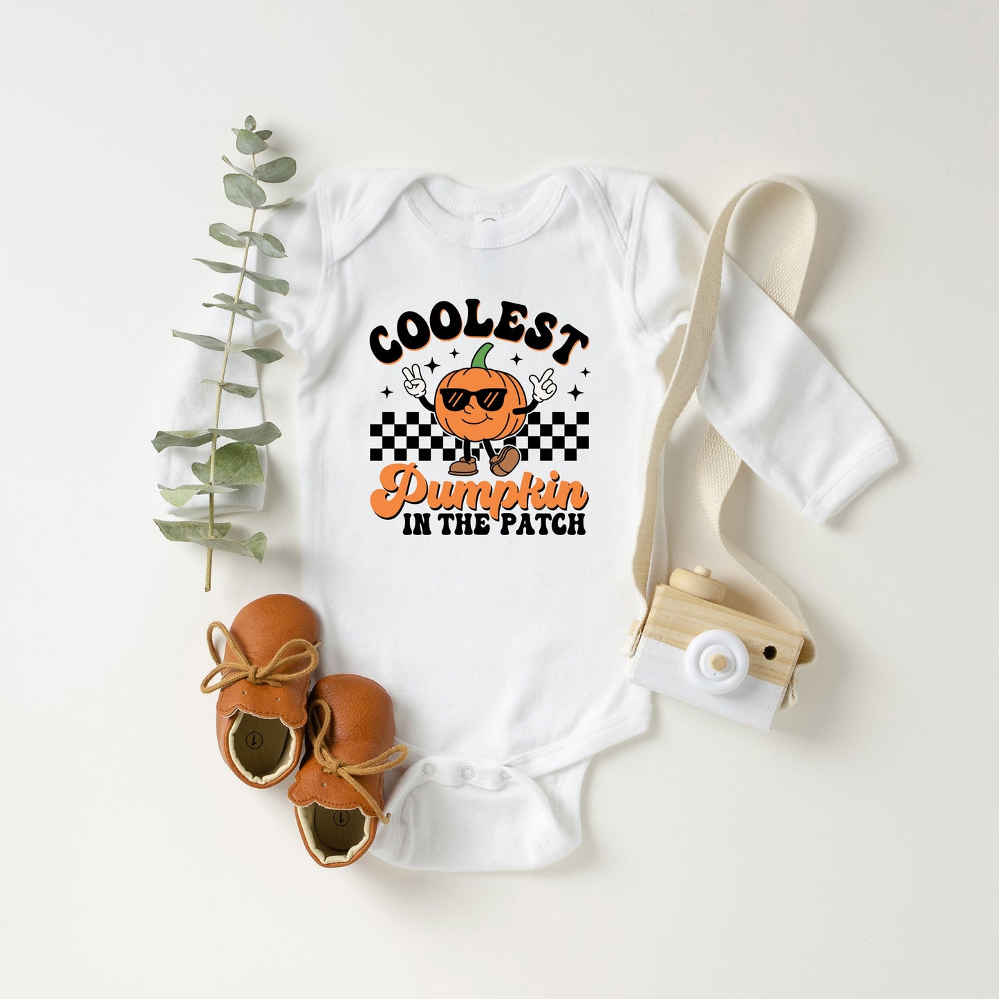 Coolest Pumpkin In The Patch | Baby Graphic Long Sleeve Bodysuit