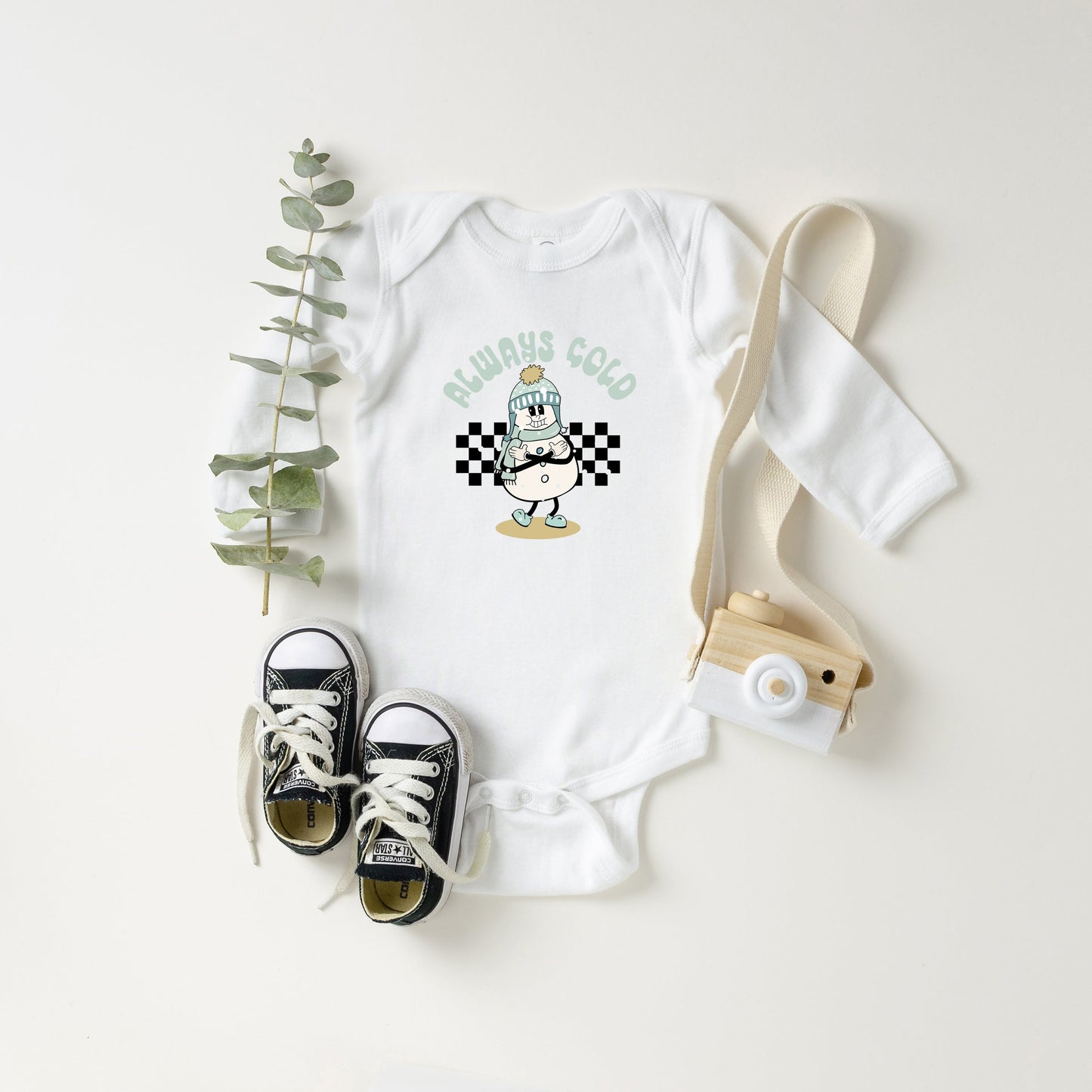 Always Cold Snowman | Baby Long Sleeve Bodysuit