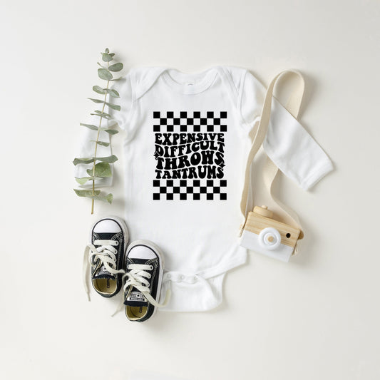 Expensive Difficult Tantrums | Baby Long Sleeve Bodysuit