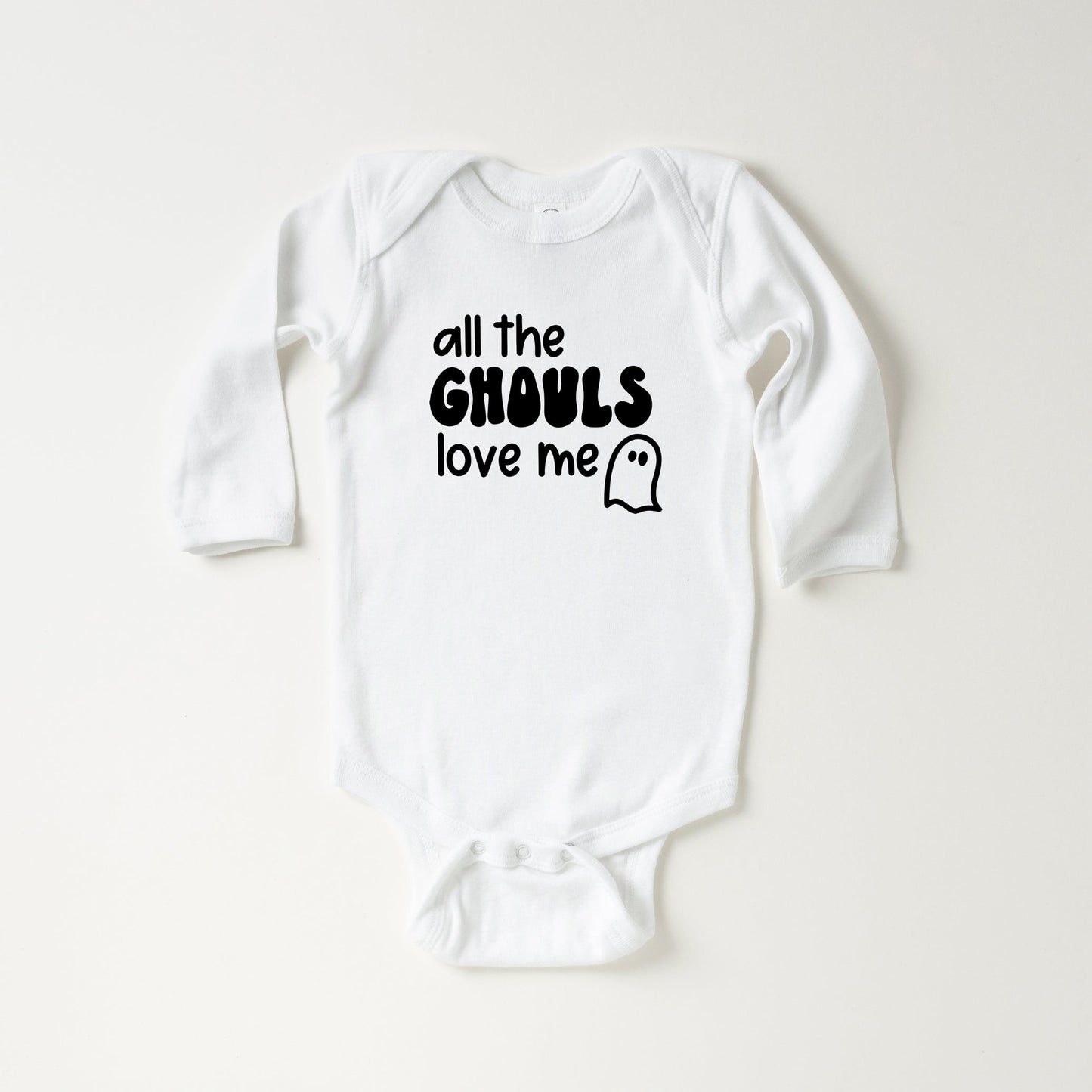 All The Ghouls Ghost | Baby Long Sleeve Bodysuit