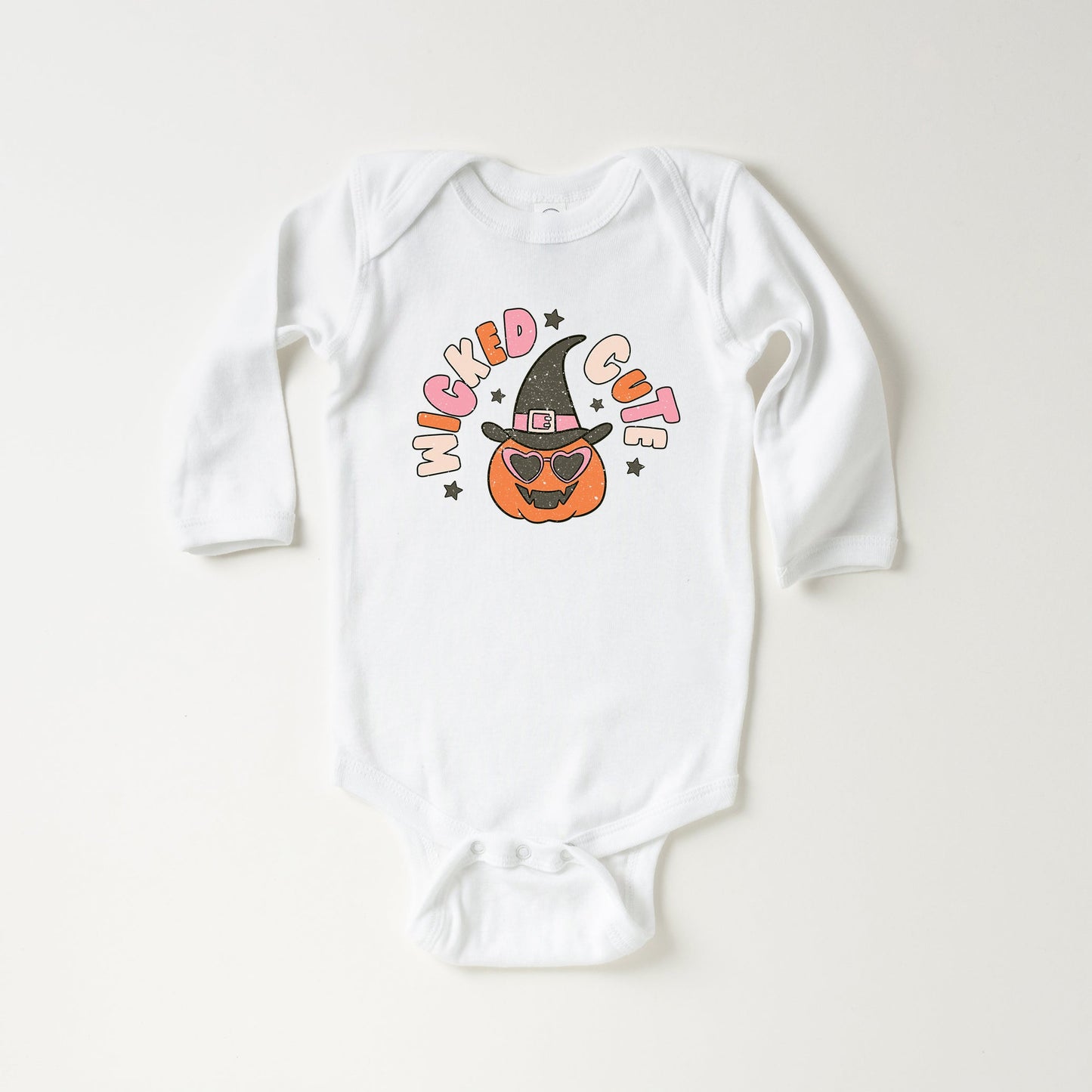 Wicked Cute Pumpkin | Baby Long Sleeve Bodysuit