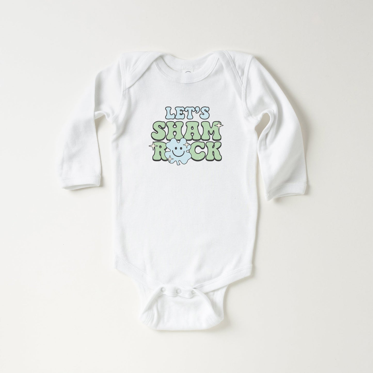 Let's Shamrock | Baby Long Sleeve Bodysuit