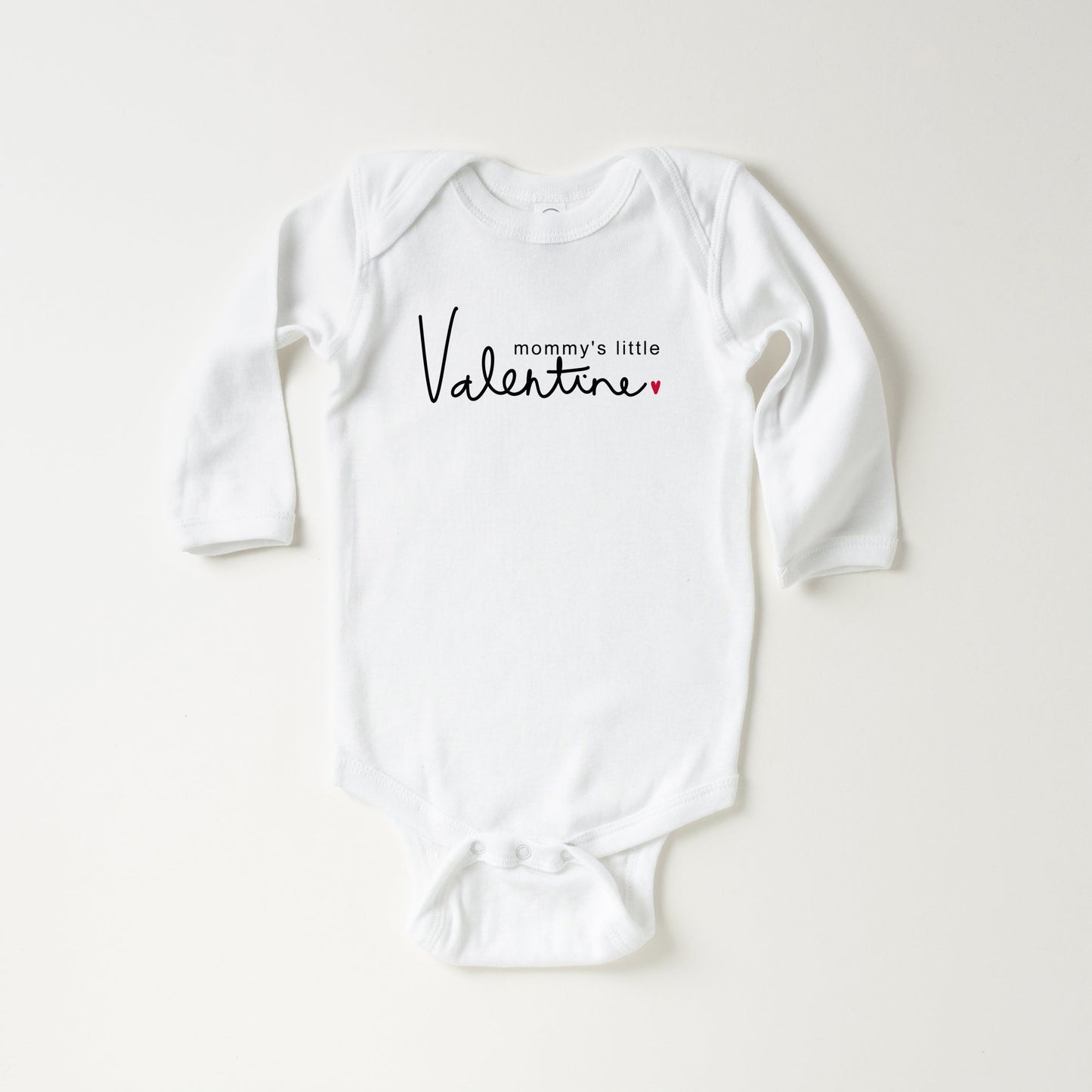 Mommy's Little Valentine | Baby Long Sleeve Bodysuit